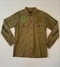Undercover SS03 “Scab” Military Patched Button Down