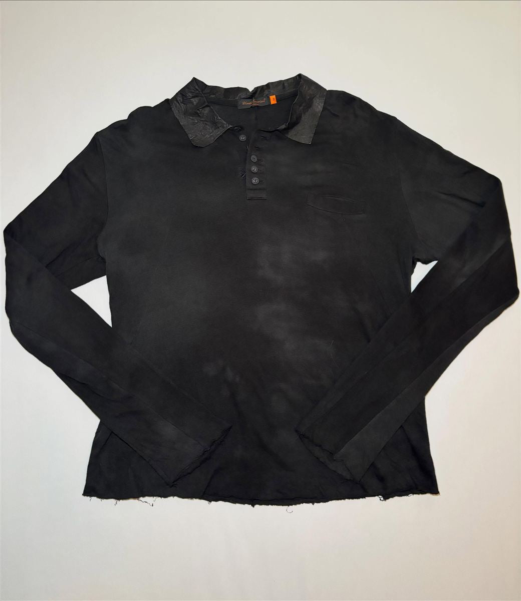 Undercover AW06 “Guruguru” Cowhide Collar Bug Polo