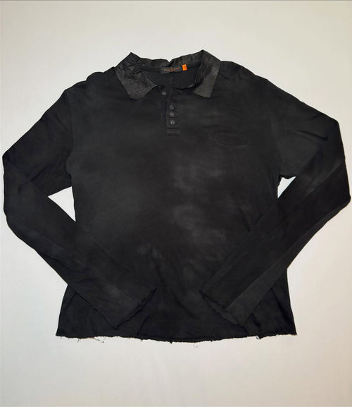 Undercover AW06 “Guruguru” Cowhide Collar Bug Polo