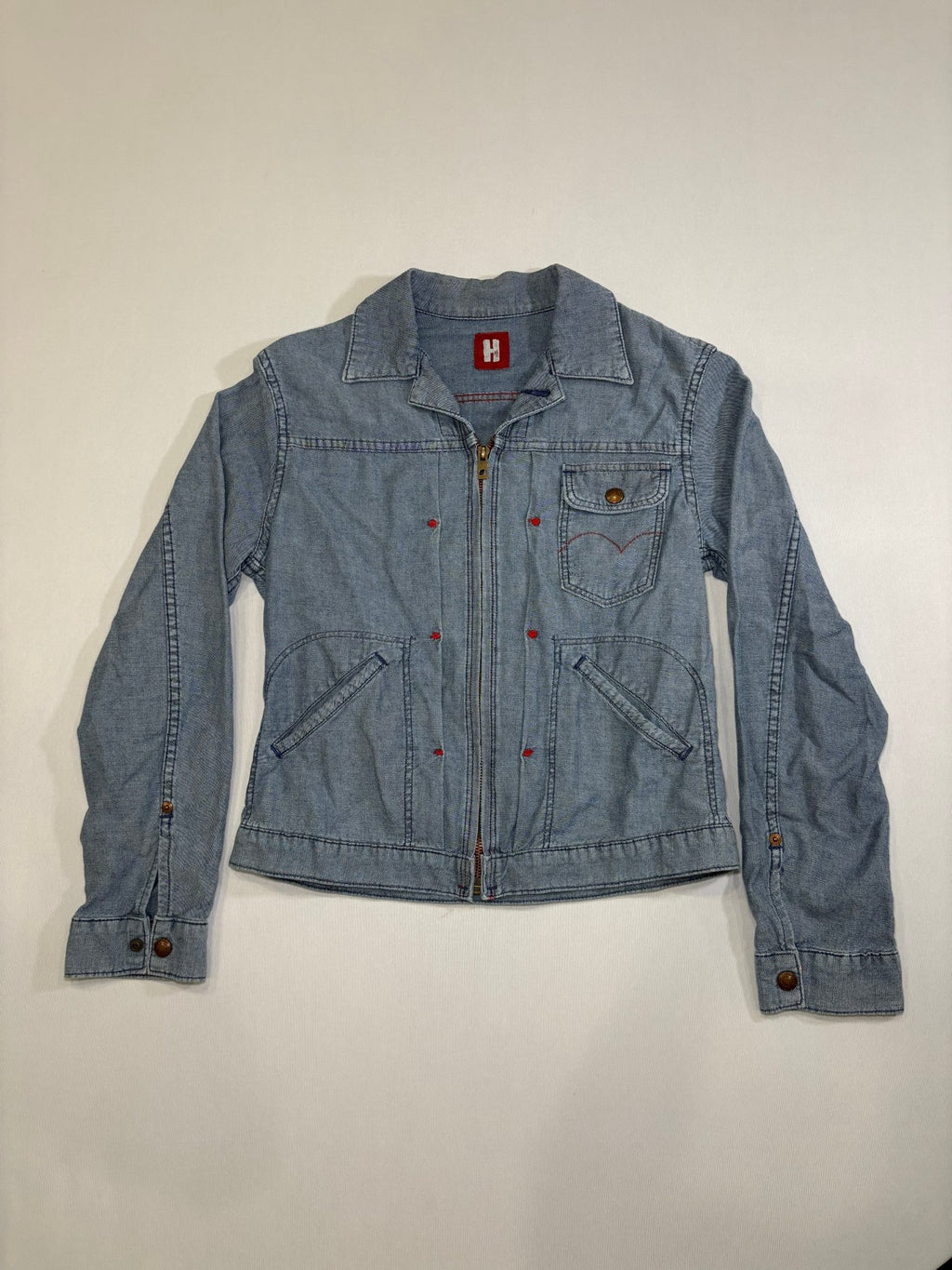 Hysteric Glamour 90s Denim Zip up Jacket