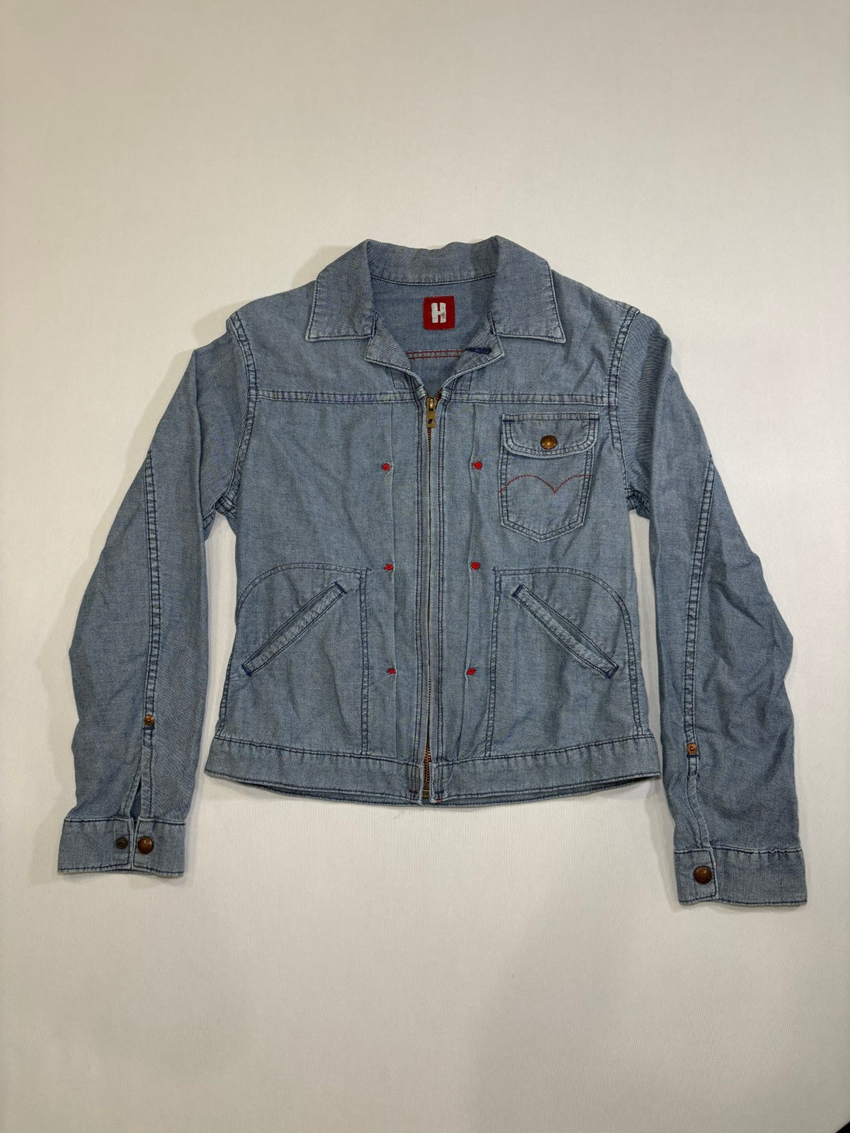 Hysteric Glamour 90s Denim Zip up Jacket