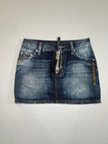 Dsquared2 Blue Denim Skirt