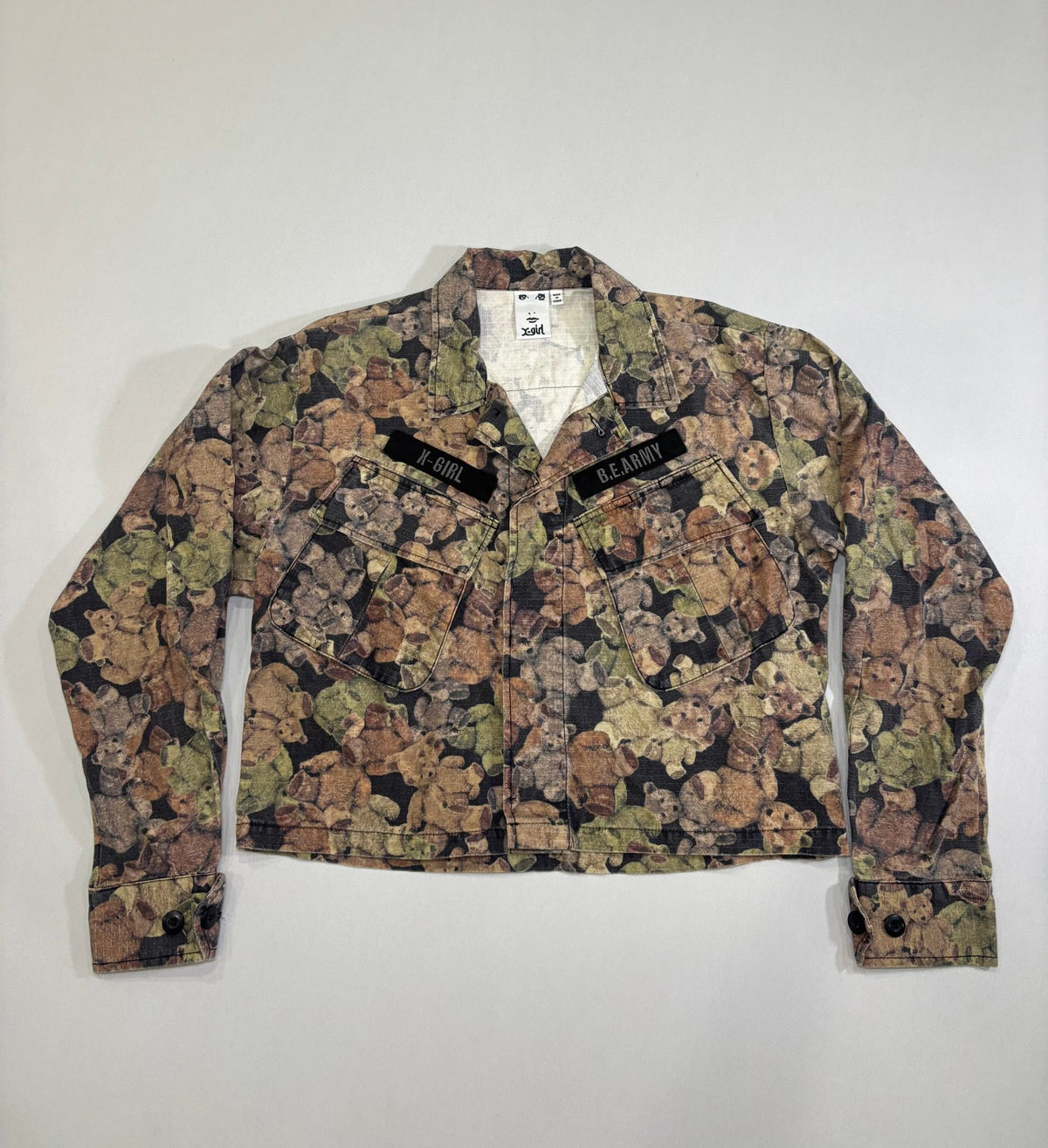 X-Girl Teddy Bear Army Jacket