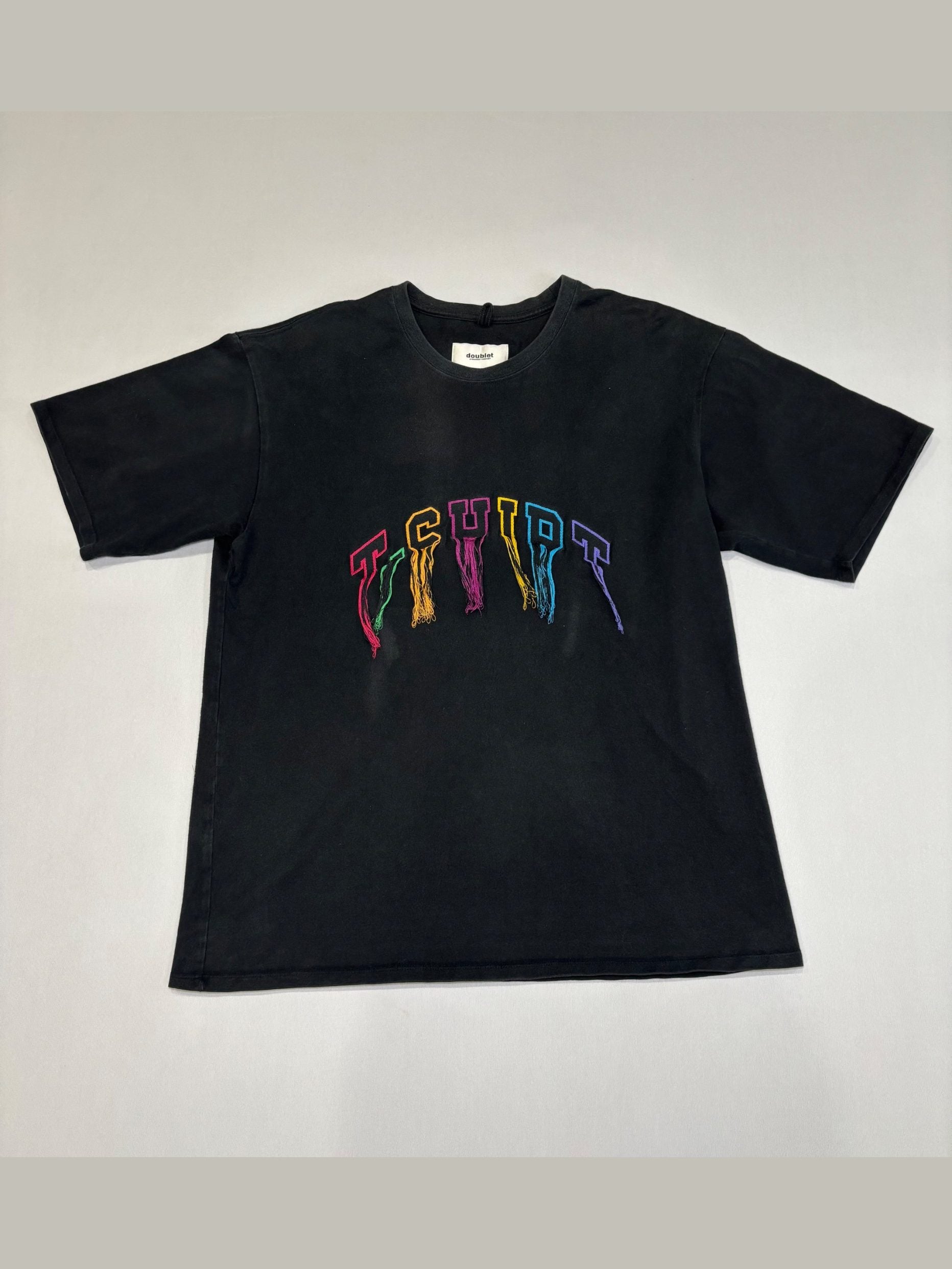 Doublet SS18 “UNDEAD-STOCK” Fringe Embroidery T Shirt