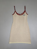 Hysteric Glamour White & Red Heart Print Knit Dress