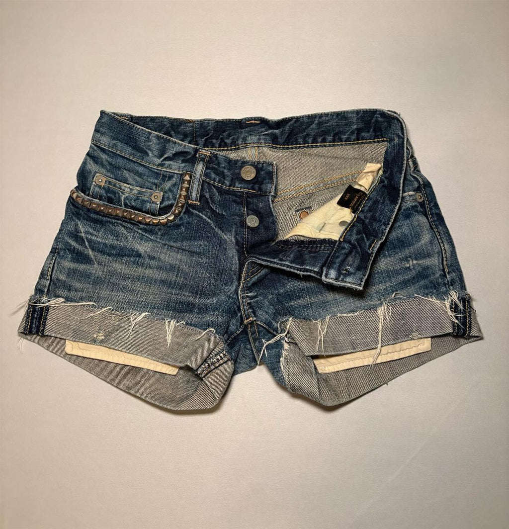 Hysteric Glamour Studded Denim Shorts