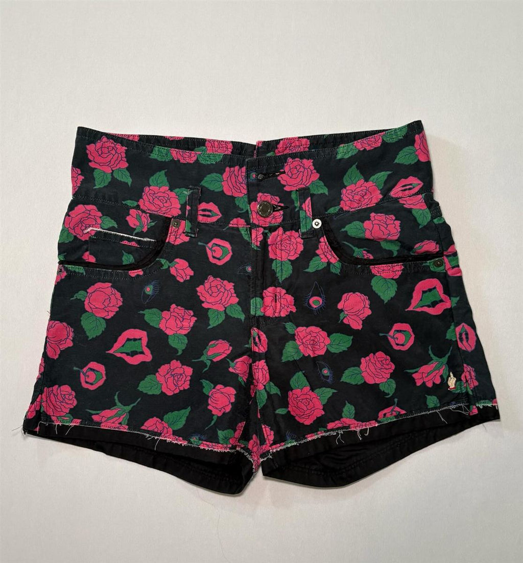 SS13 “Talking Heads” Roses & Lips Shorts