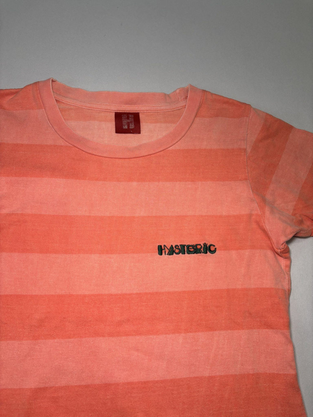 Orange Striped Tee