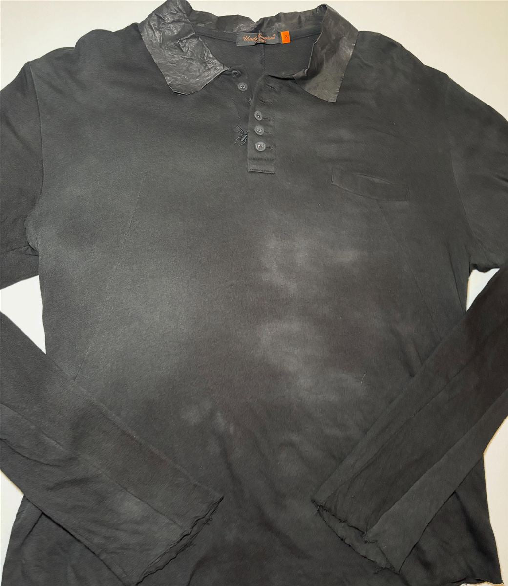 AW06 “Guruguru” Cowhide Collar Bug Polo