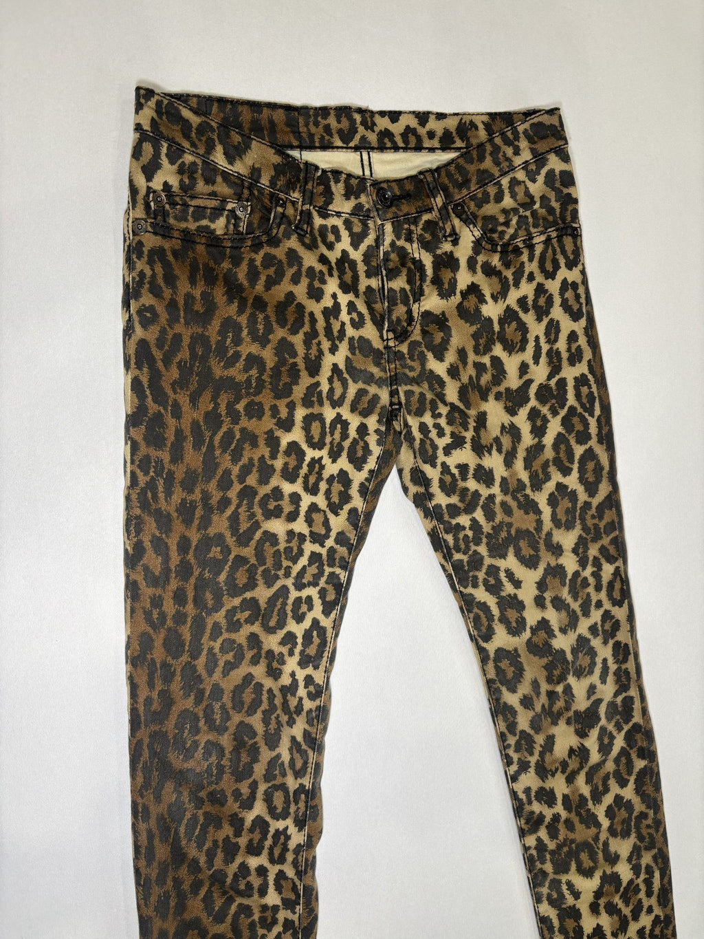Leopard Print Jeans