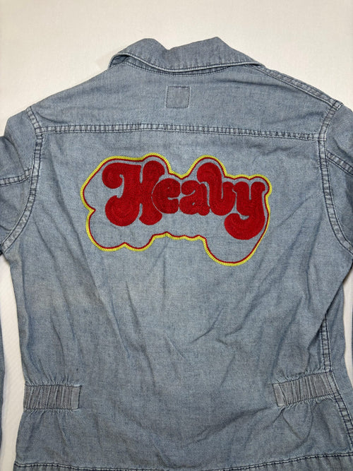 90s Denim Zip up Jacket