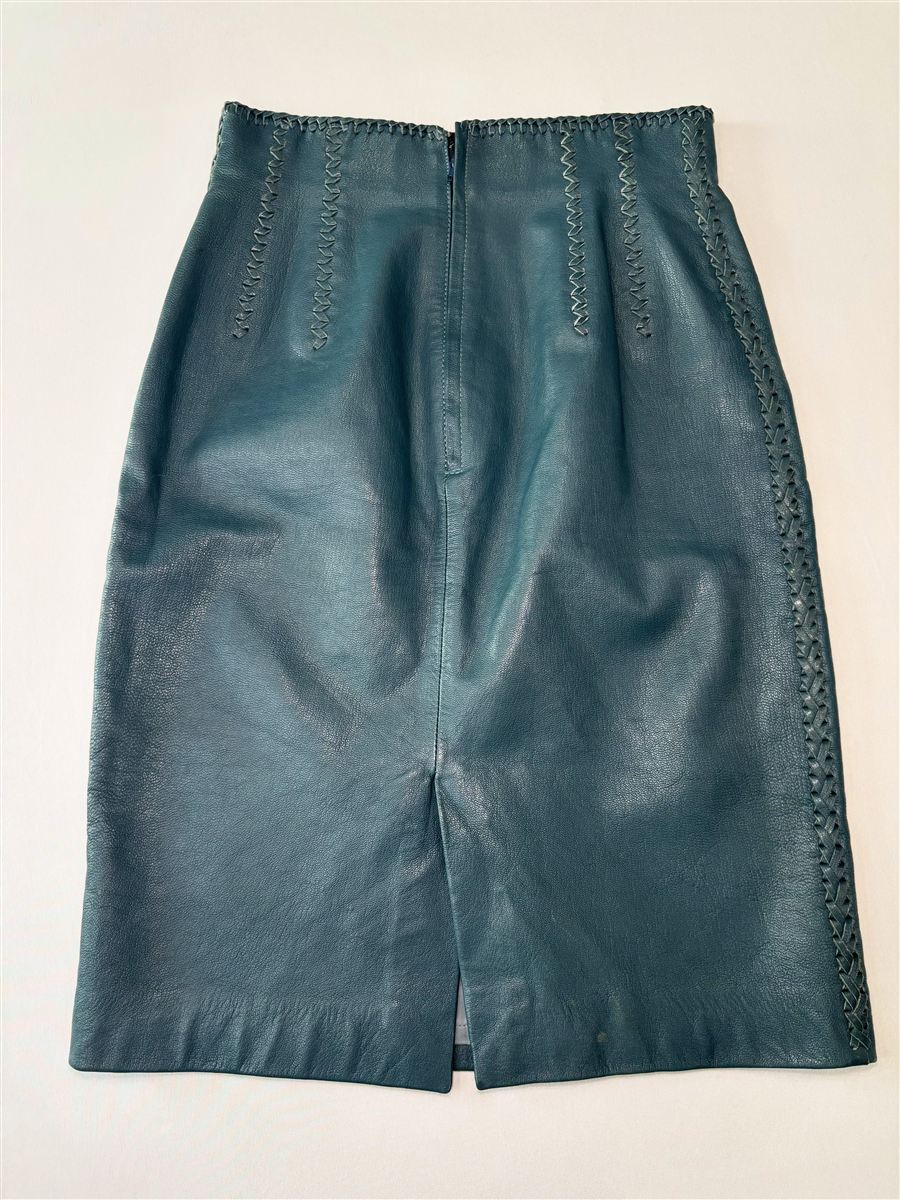 Genuine Leather Skirt