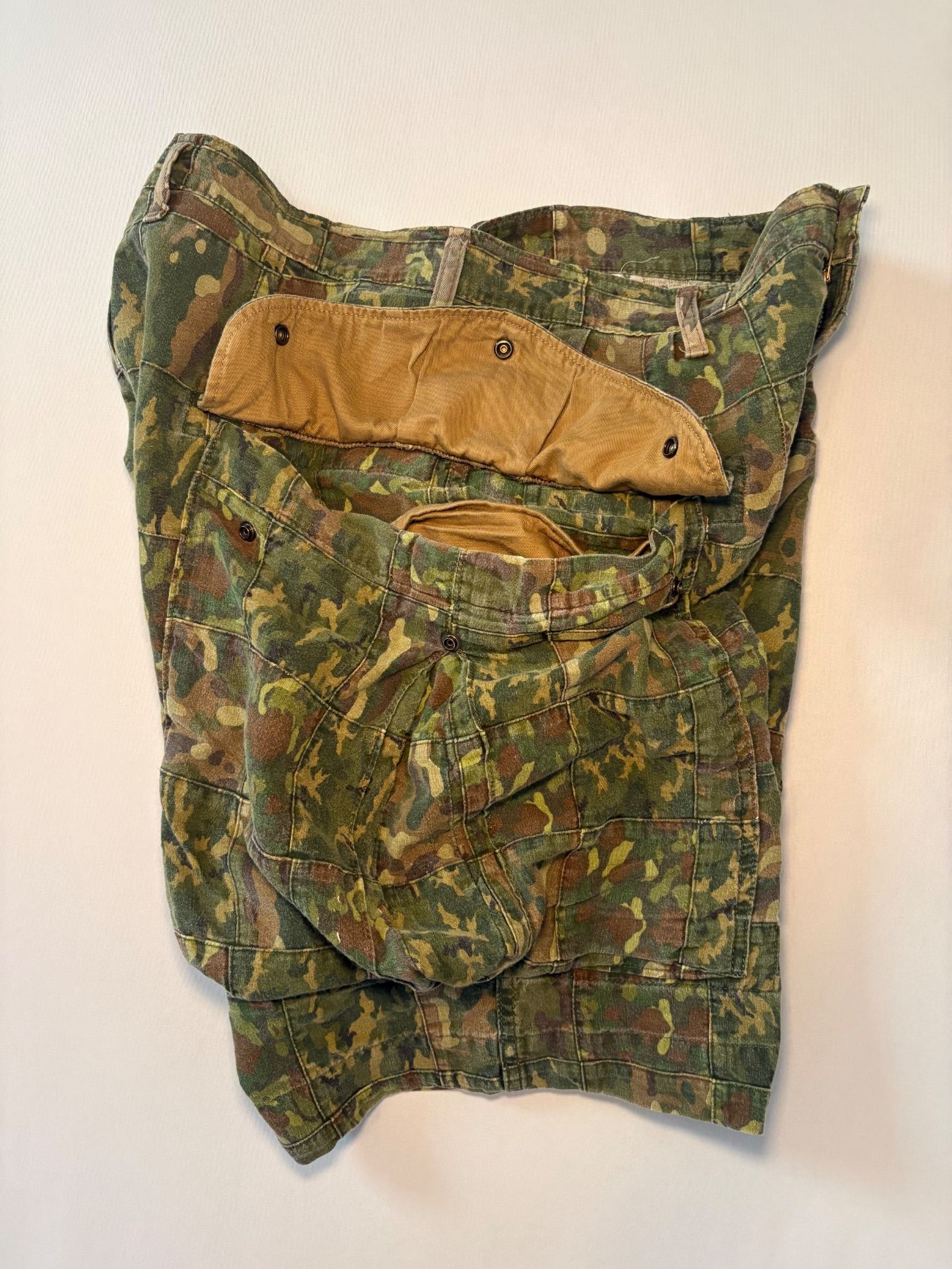 Camo Patchwork Cargo Shorts