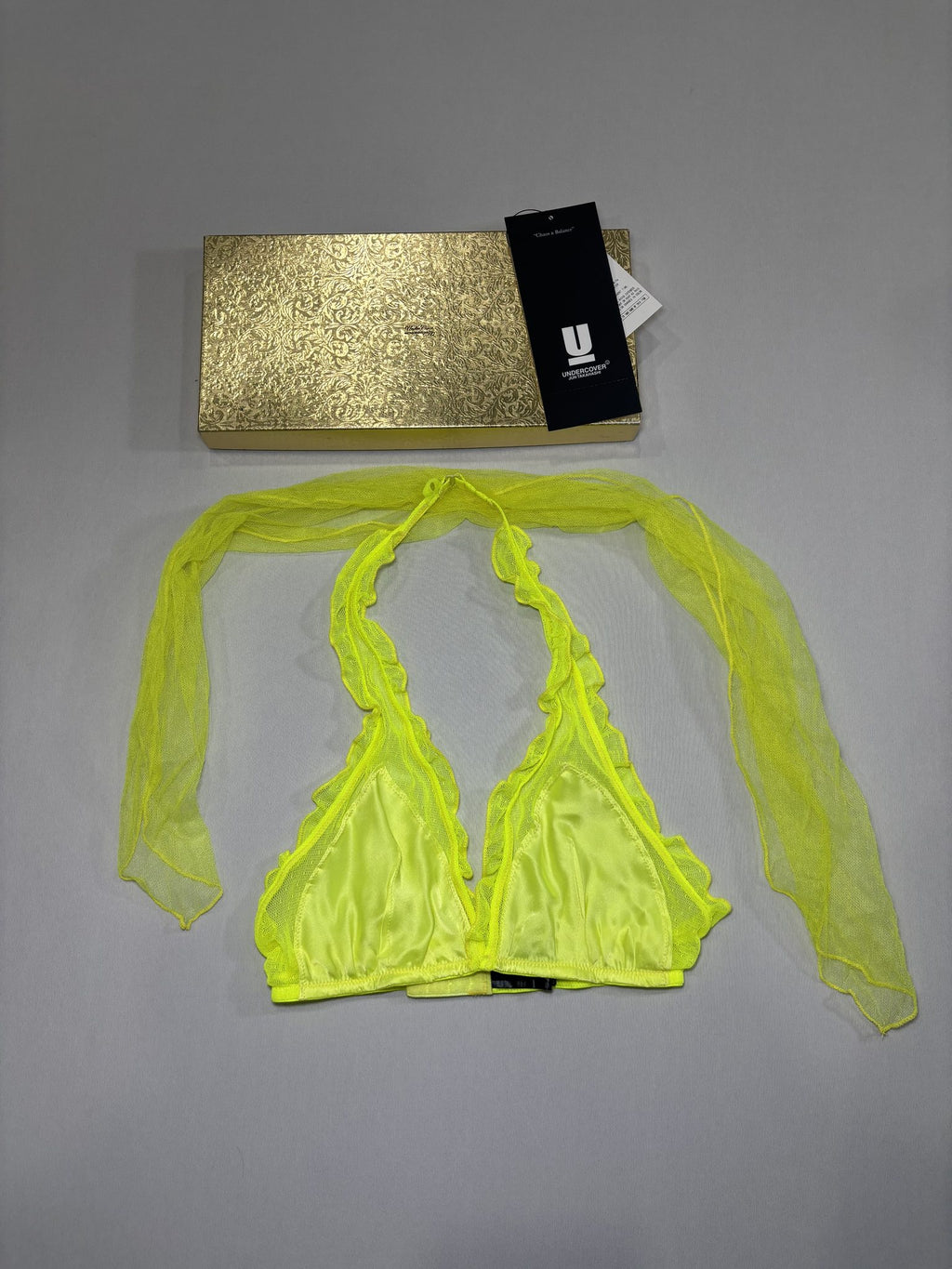 SS2020 NWT Neon Bralette and Scarf Set