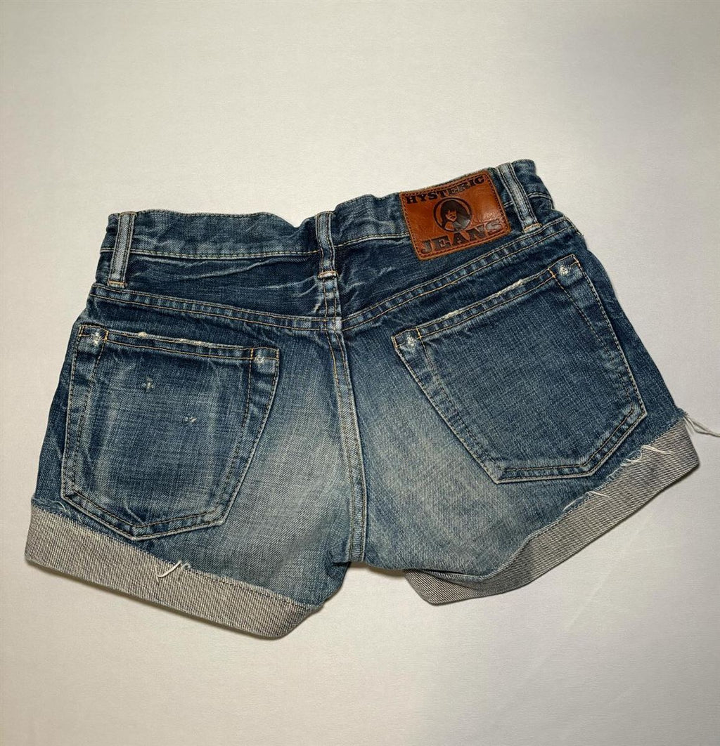 Studded Denim Shorts