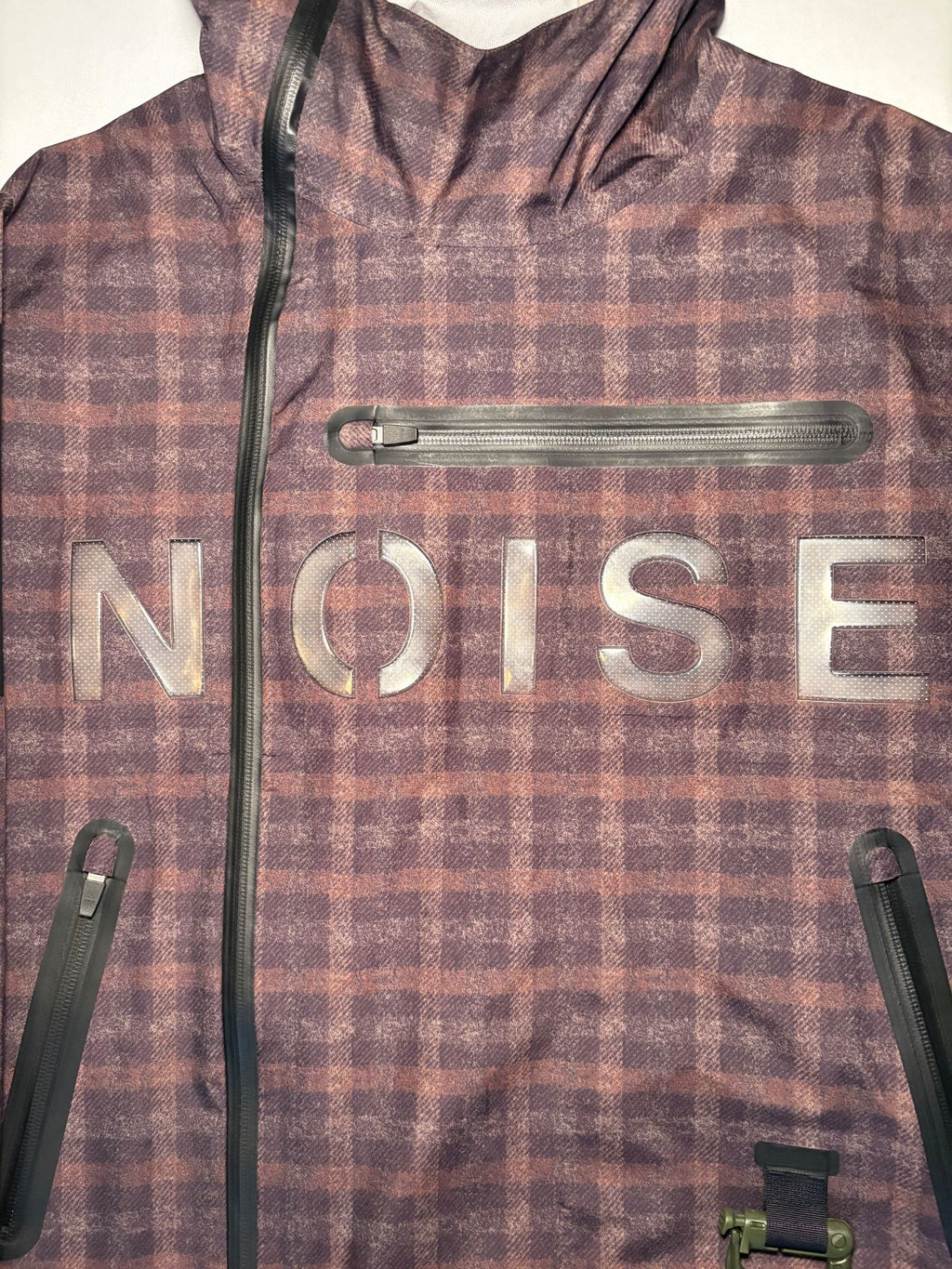 SS18 “NOISE” Plaid Rainjacket