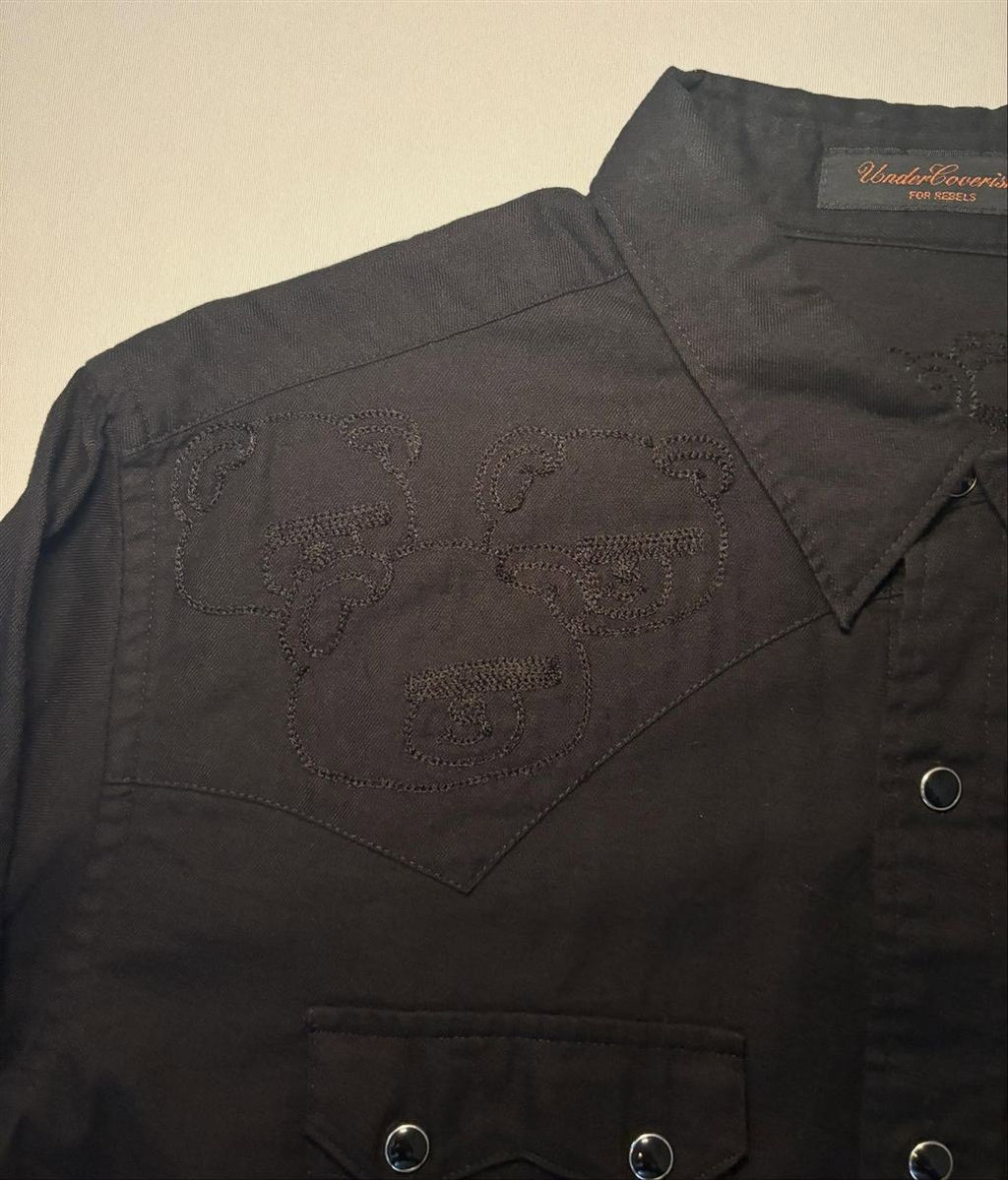 SS04 Western Snap Button 3/4 Sleeve Button Down