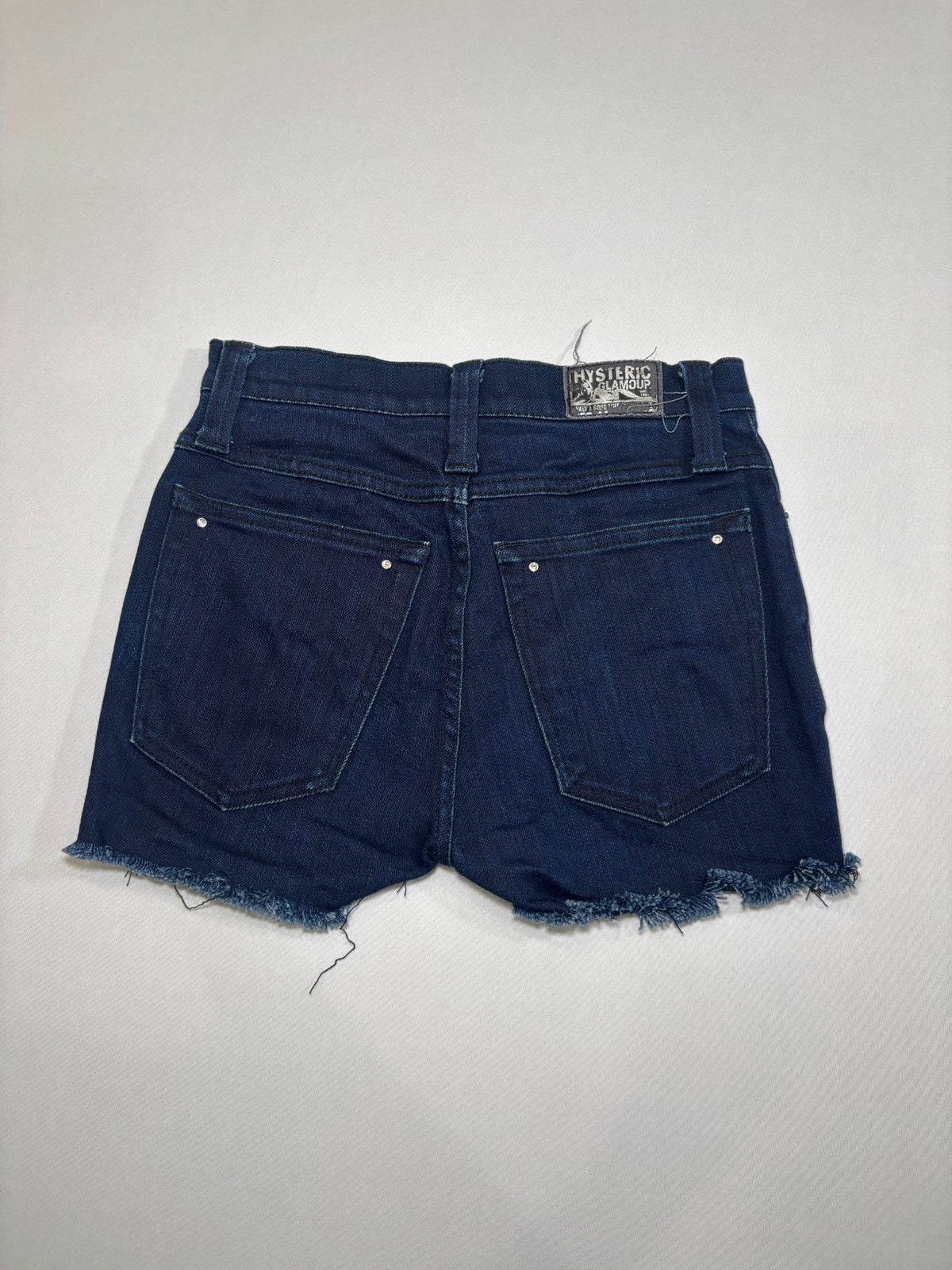 Jewel Embellished Blue Jean Shorts