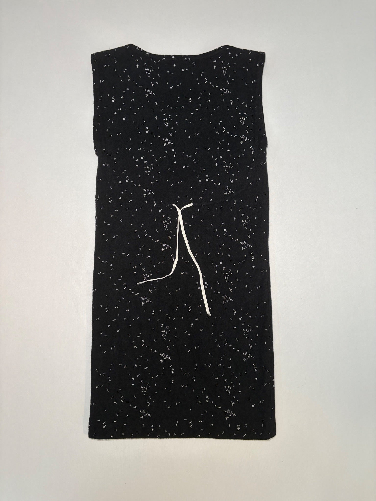 AW02 “Witch’s Cell Division” Crosses Wool Dress