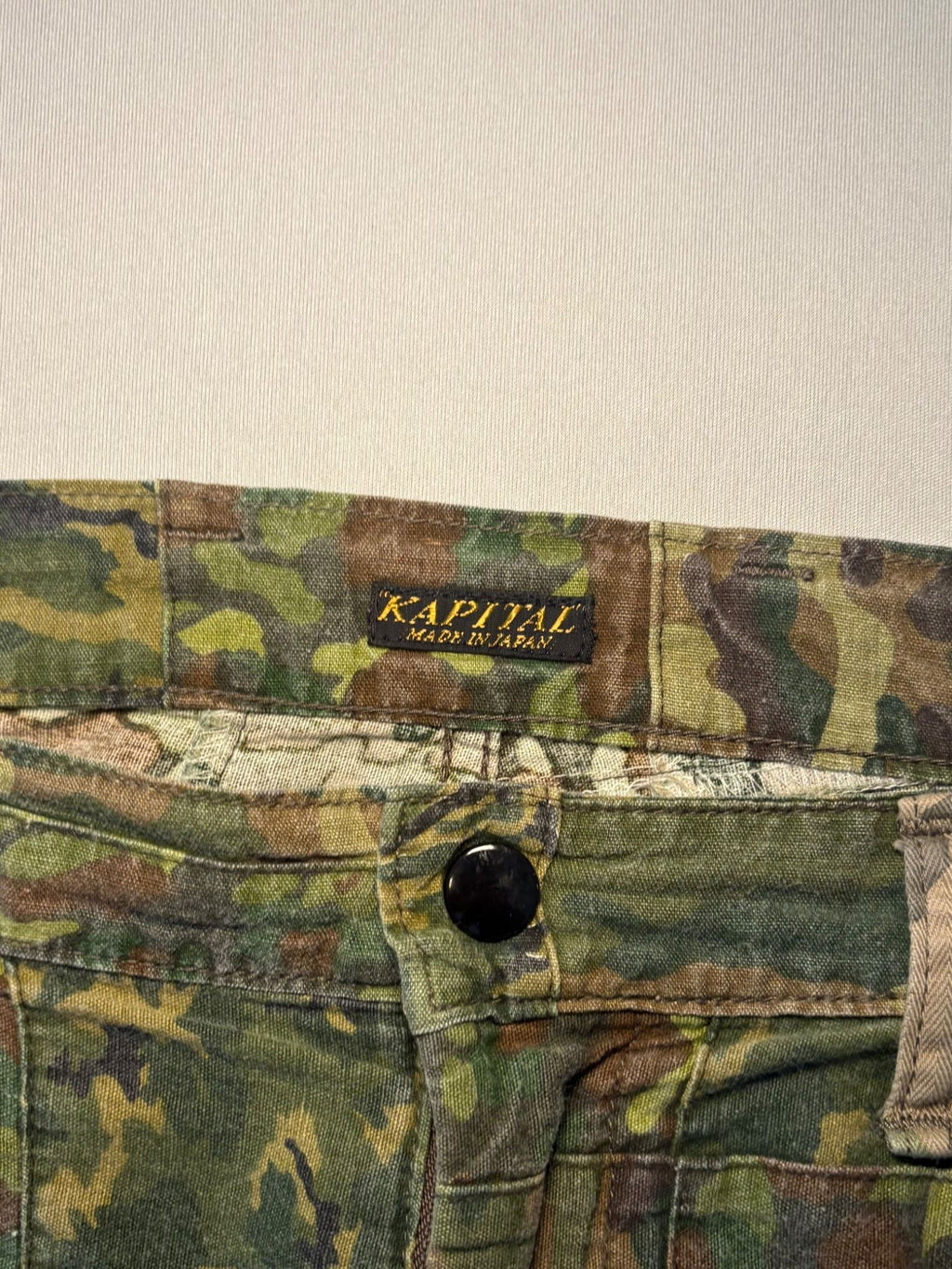 Camo Patchwork Cargo Shorts
