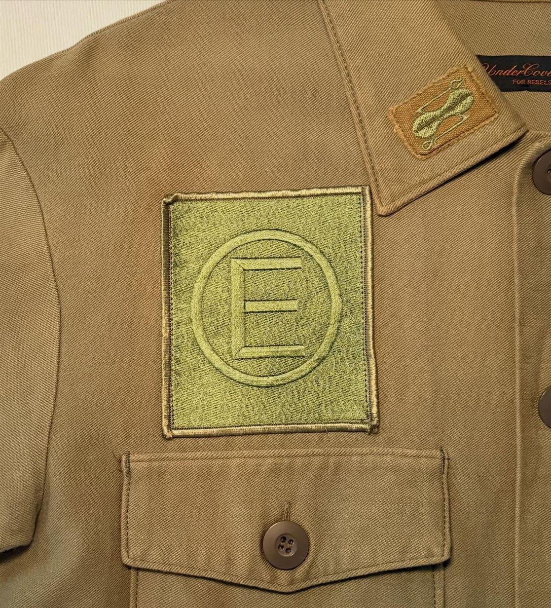 SS03 “Scab” Military Patched Button Down