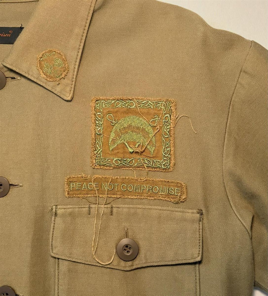 SS03 “Scab” Military Patched Button Down