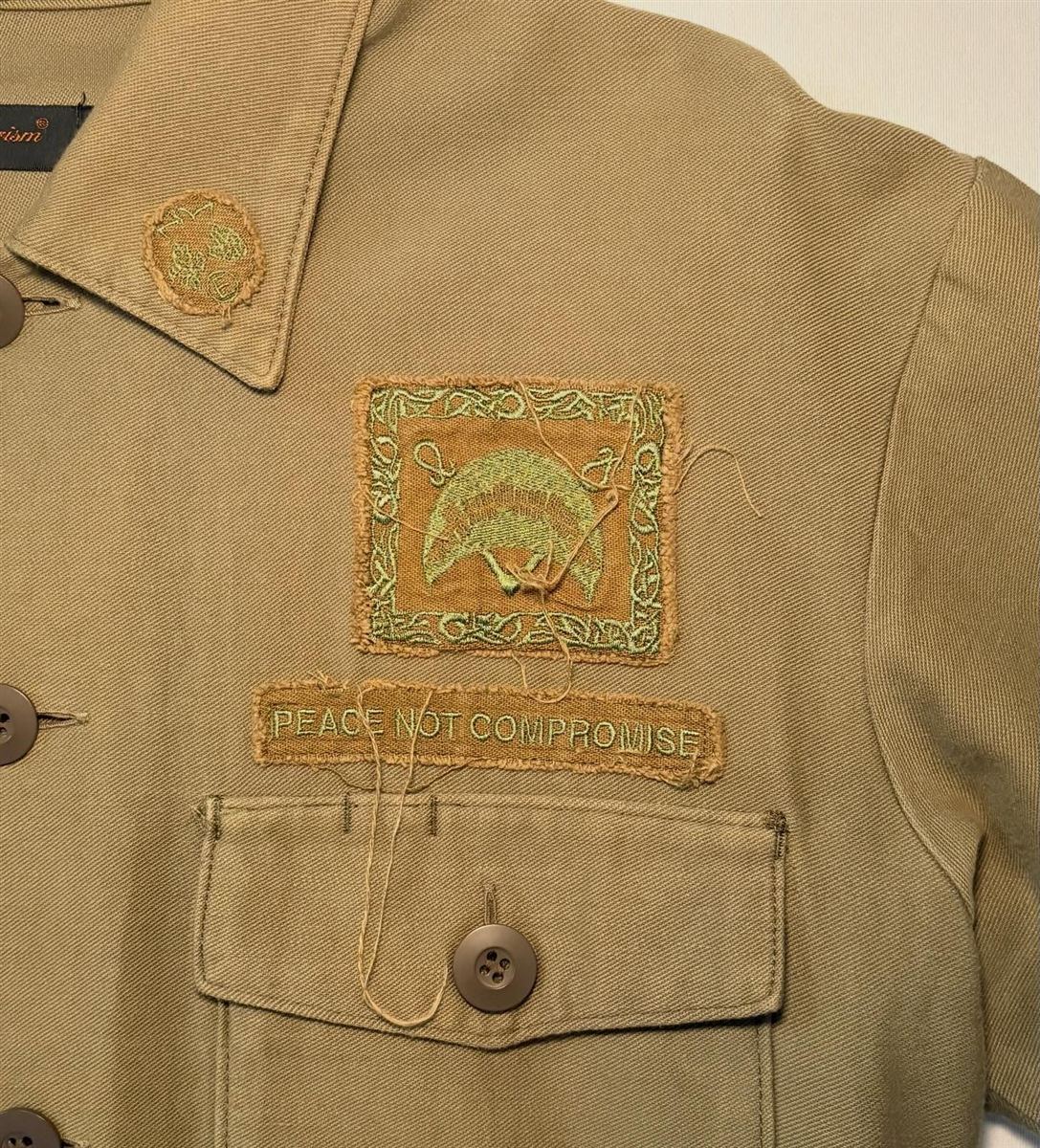 SS03 “Scab” Military Patched Button Down