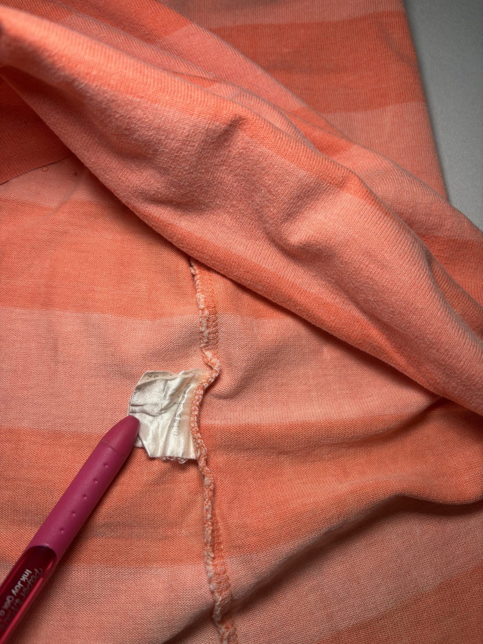Orange Striped Tee