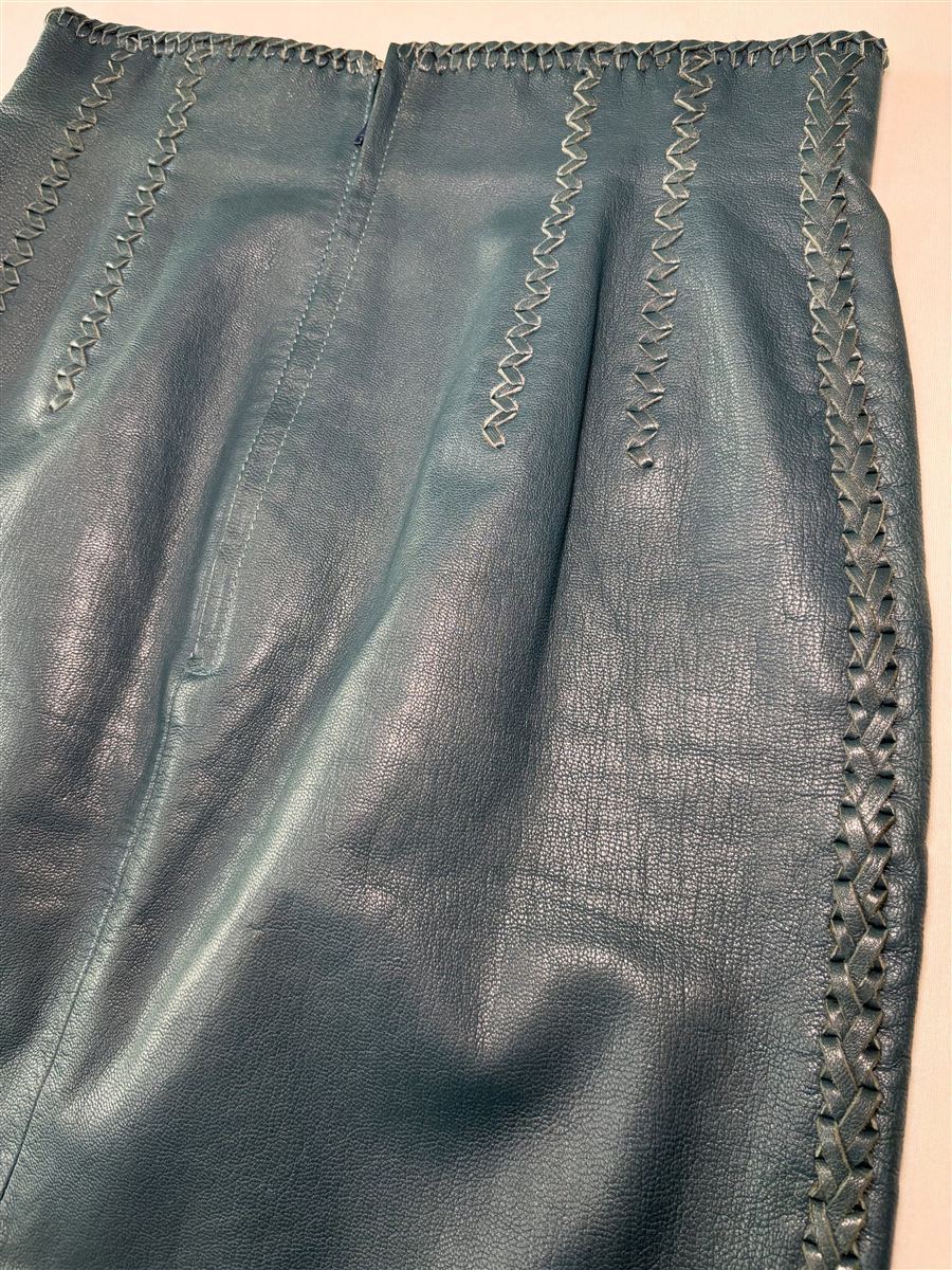 Genuine Leather Skirt