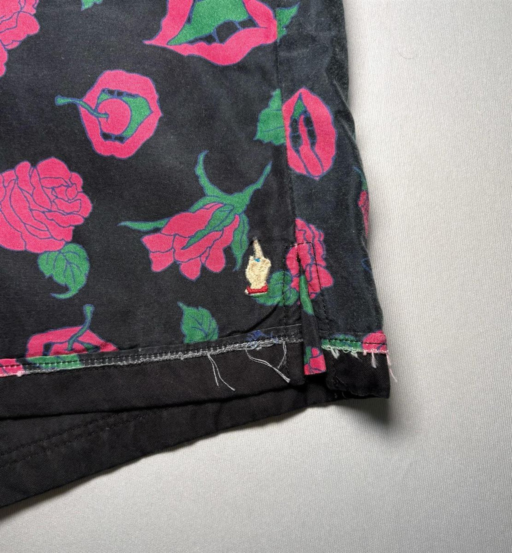 SS13 “Talking Heads” Roses & Lips Shorts