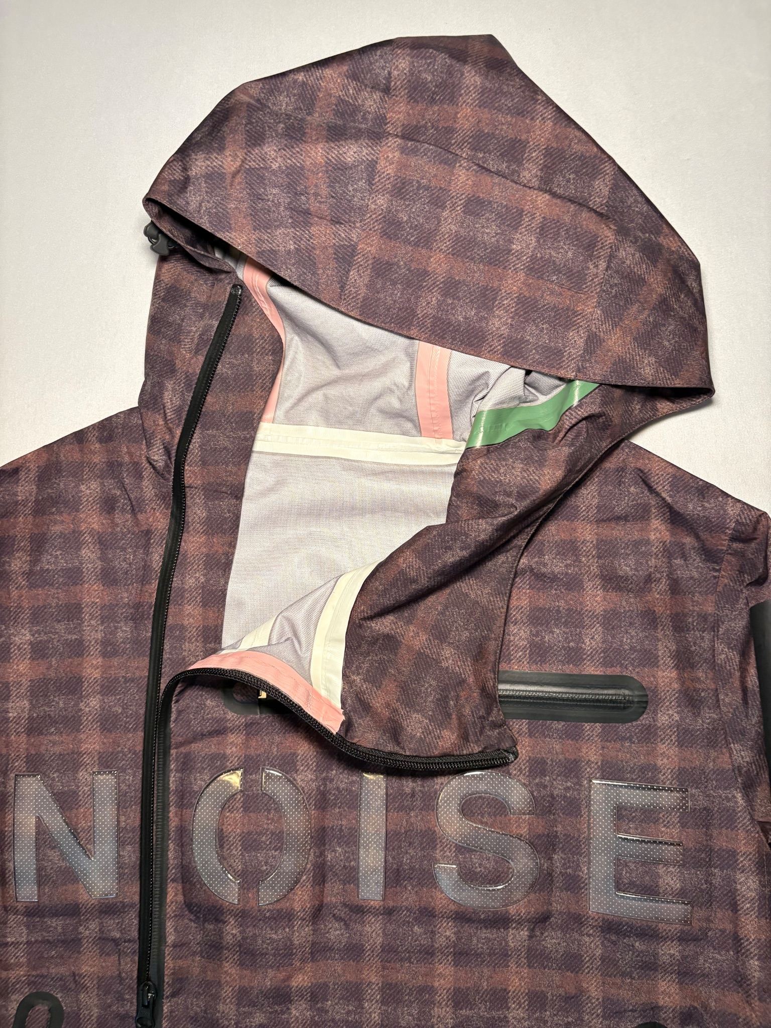 SS18 “NOISE” Plaid Rainjacket