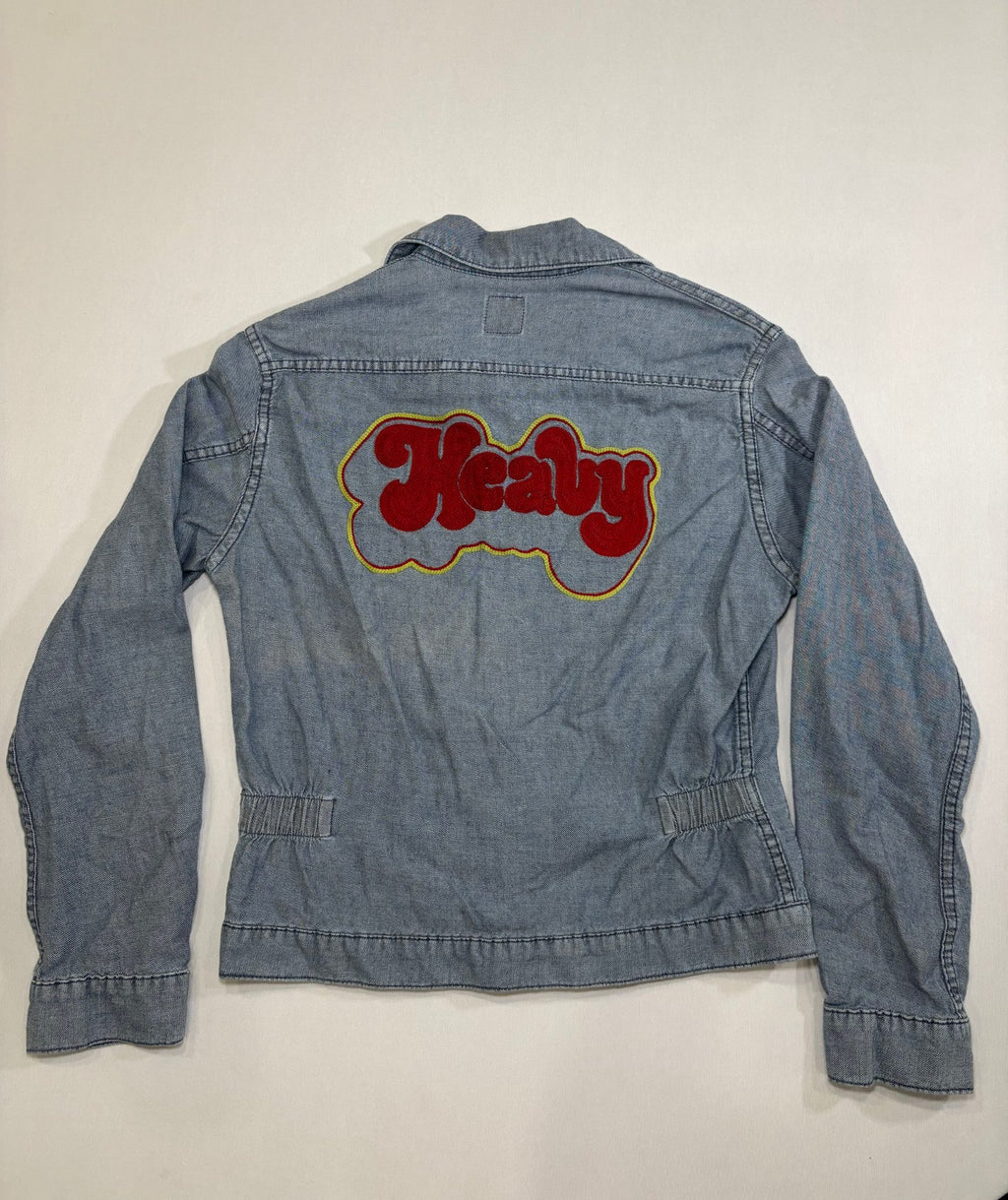 90s Denim Zip up Jacket