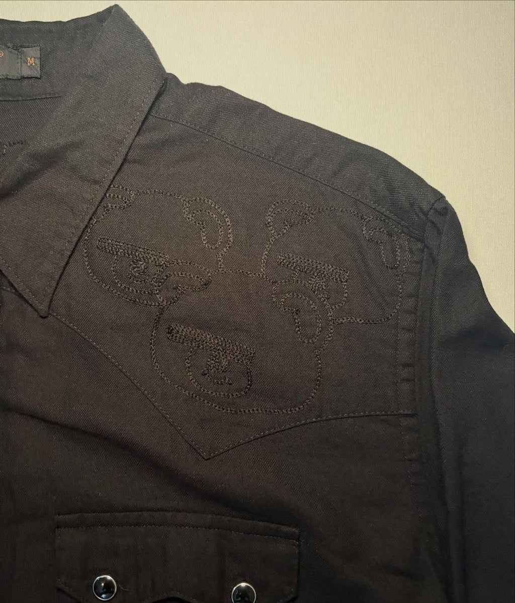 SS04 Western Snap Button 3/4 Sleeve Button Down