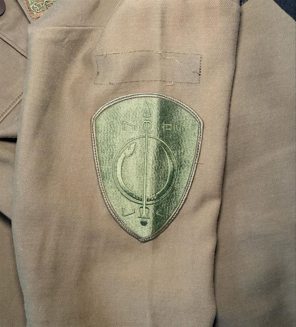 SS03 “Scab” Military Patched Button Down