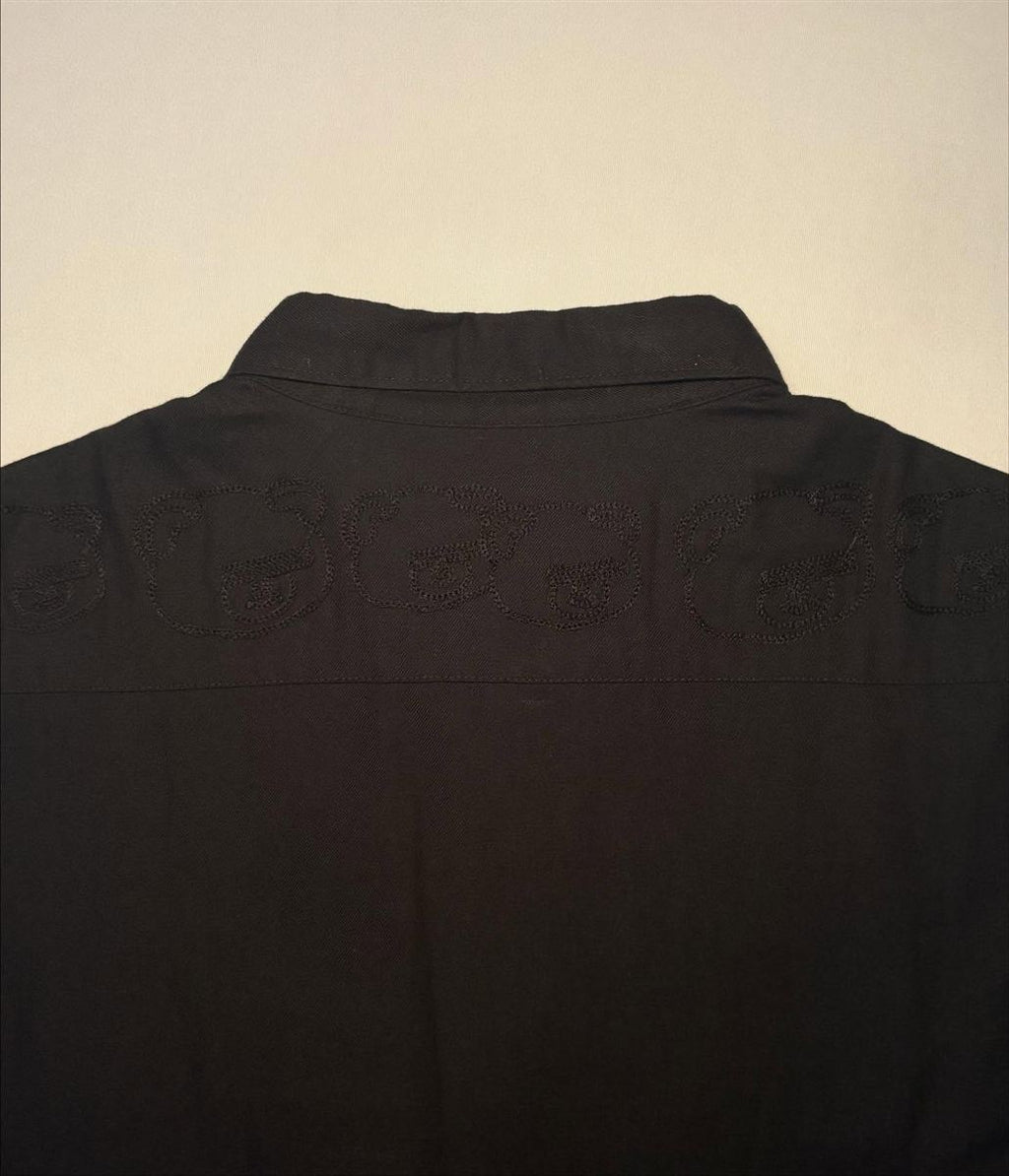 SS04 Western Snap Button 3/4 Sleeve Button Down