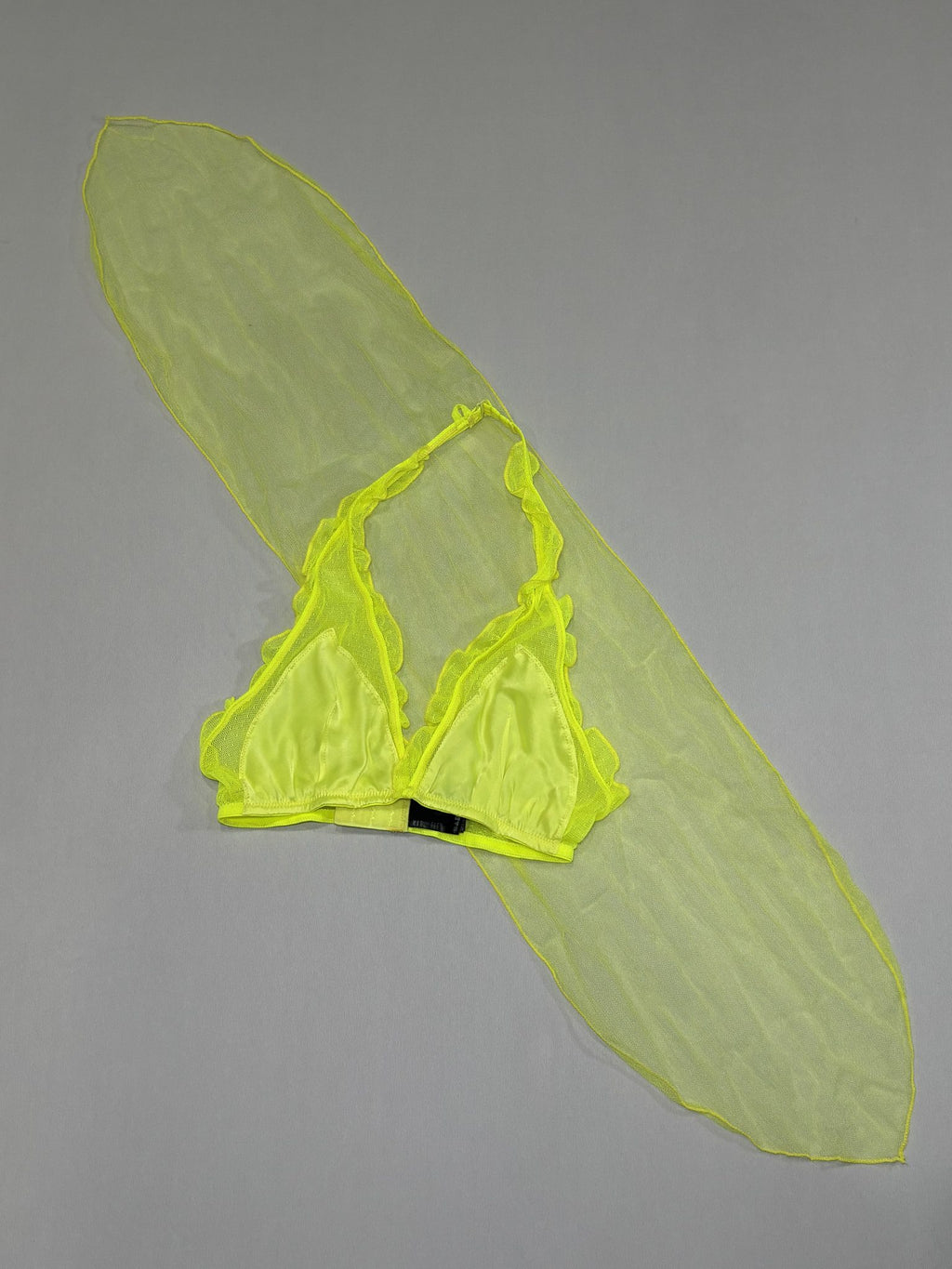 SS2020 NWT Neon Bralette and Scarf Set