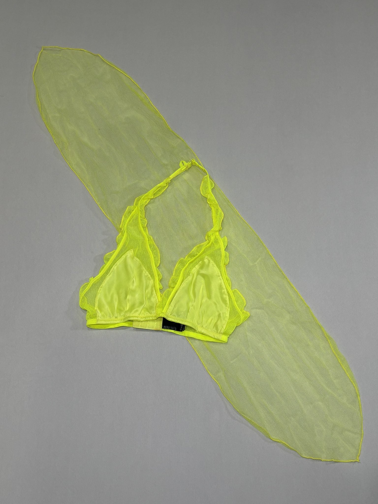 SS2020 NWT Neon Bralette and Scarf Set