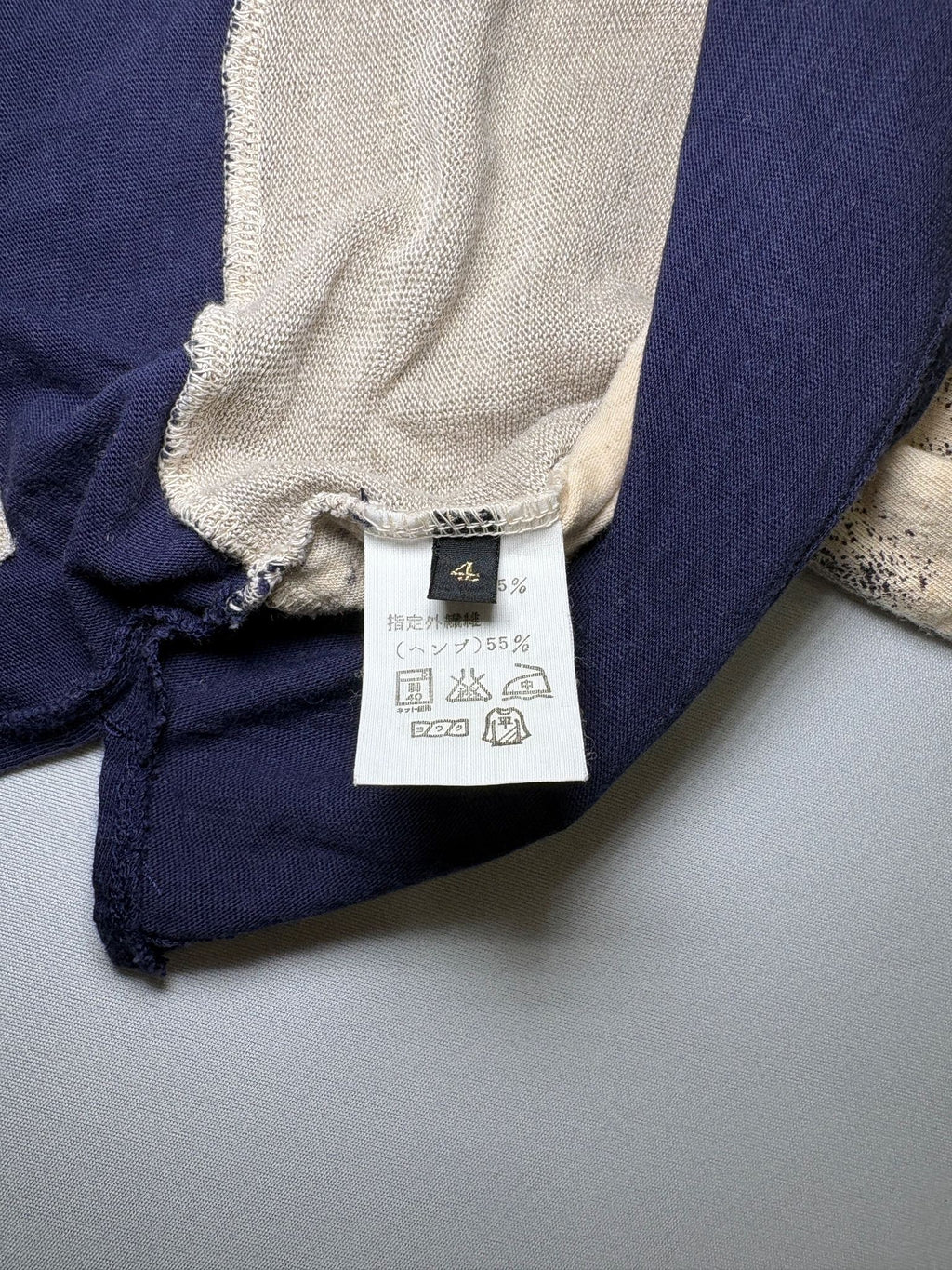 Sailor Stencil Patchwork Shirt
