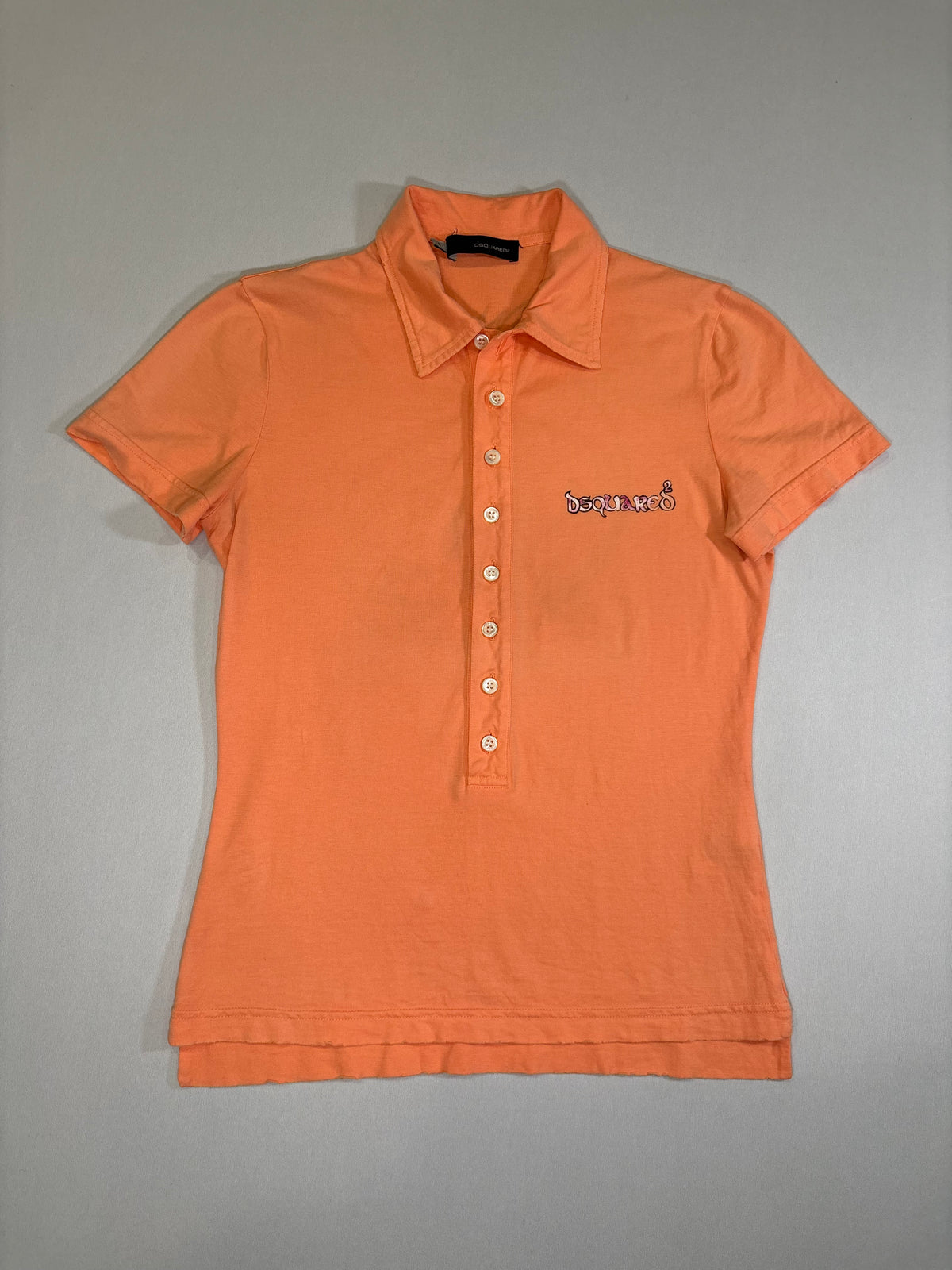 Orange Graphic Polo